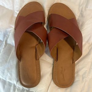 Brown sandals